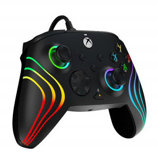 PDP Xbox Series X/S Žičani kontroler - Afterglow WAVE audio osvjetljenje - Crno (Xbox Series X/S) Xbox Series