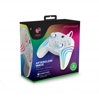 PDP Xbox Series X/S Žičani kontroler - Afterglow WAVE audio osvjetljenje - Bijelo (Xbox Series X/S) Xbox Series