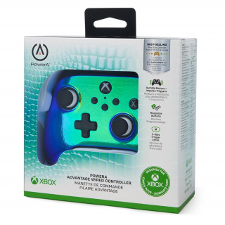 PowerA Advantage Xbox Series X|S Žičani kontroler - Raptor Chrome Xbox Series