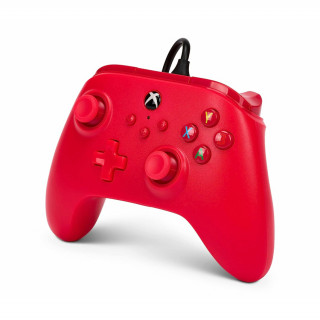 PowerA Xbox Series X|S, Xbox One, PC žičani kontroler (crveni) Xbox Series