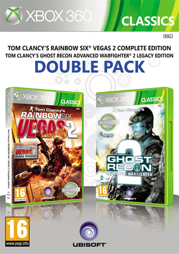 Ubisoft Double Pack - Rainbow Six Vegas 2 & GRAW 2 (Classics)