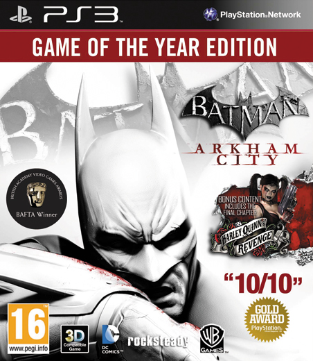 Batman Arkham City Game of the Year Edition GOTY PS3
